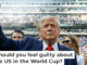 President Donald Trump appears at a FIFA Club World Cup 2025 match at New Jersey’s MetLife Stadium on July 13, 2025, with FIFA president Gianni Infantino standing to the right. Eva Marie Uzcategui/FIFA via Getty Images